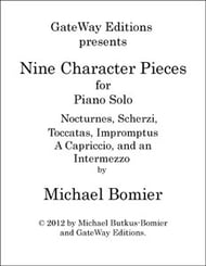 9 Character Pieces piano sheet music cover Thumbnail